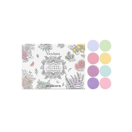 OceAura-suihkun aromaterapiatabletit puhdistavat hellävaraisesti vartaloa ja ihoa jättäen virkistävän tuoksun, joka viipyy useilla tuoksuilla