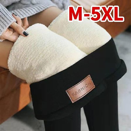 Vinter Leggings för Kvinnor Sammet Fleecefodrade Slanka Högmidjade Skinny Leggings Termiska Byxor Varma Leggings