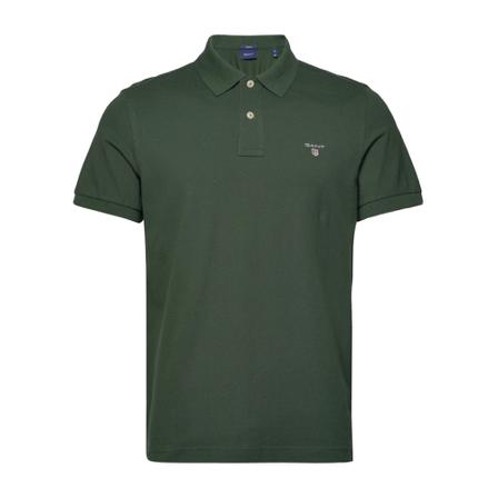 Gant Polo Shirt , Groen , Heren , Maat: M