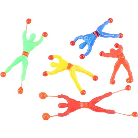 10PCS Stretchy Sticky Toy Assortment, Stretchy Wall Climbers, Sti