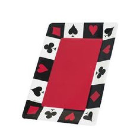 Bakke med Spillekort 25x36 cm