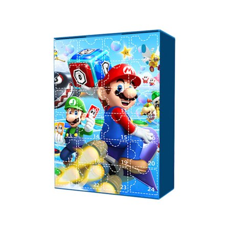 24 stk Mario Julekalender 24 Dagers Juleräknedaggaver