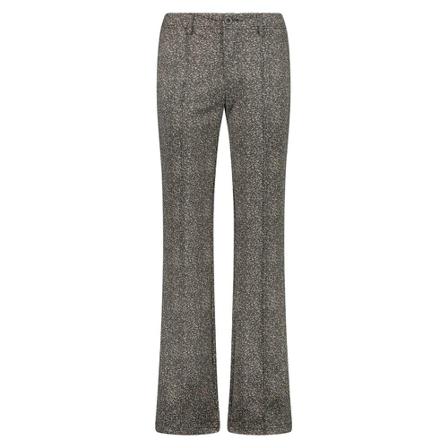 Tramontana Suedine Pants with Tweed Structure , Grijs , Dames , Maat: M
