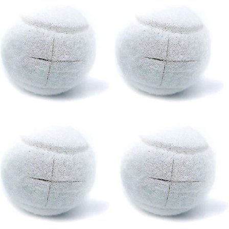 Godt tilbud til lav pris! Præskårne tennisbolde til møbelben og gulvbeskyttelse, slidstærke skridsikre filtpuder, hvide White-Glad