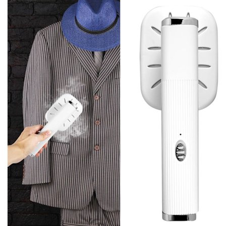 Rejse strygejern, sammenklappeligt håndholdt dampstrygejern, roterende mini strygejernsdamper, rynkefjerner strygejern, tørt og vådt strygning til tøj