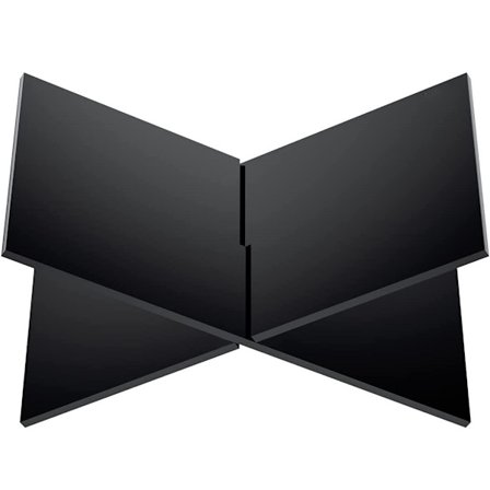 Akryl bogreol Åbner den store bogudstillingsreol