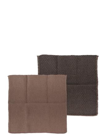 Disktrasa 30X30 Mix Kitchen Knit Rosewood/Black 2-Pak Home Kitchen Wash & Clean Dishes Cloths & Dishbrush Multi/mönstrad Södahl