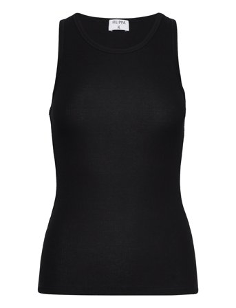Filippa K Fine Rib Tank - Black - XS