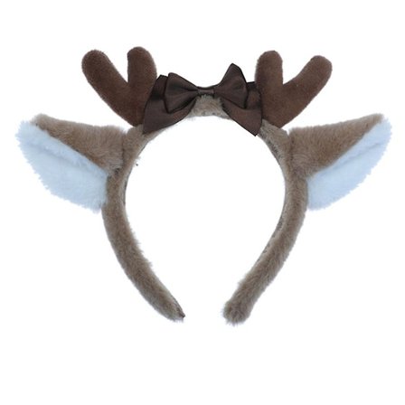 Tecknad Deer Ear Hair Hoop Söt Livesändning Hårhållare Rave Party Headwear