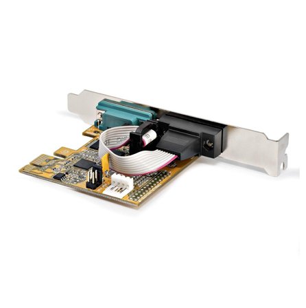StarTech 2-Port PCI Express Serial Card, Dual Port PCIe to RS232 (DB9) Serial Interface Card, 16C1050 UART, Standard or Low Profile Brackets, COM