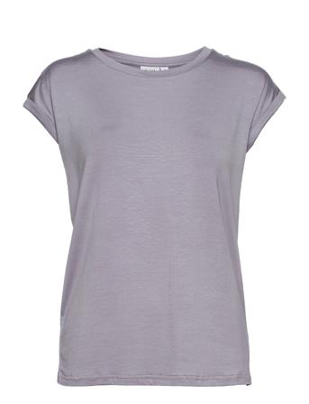 U1520, Adelia Ss T-Shirt T-shirts & Tops Short-sleeved Grå Saint Tropez