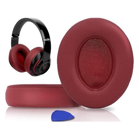 Hörlurskuddar för Beats Studio 2 Studio 3 Burgundy