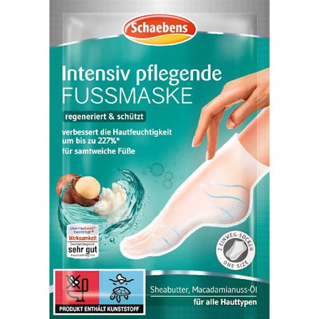 Schaebens Intensive Care Foot Mask, 2-pack