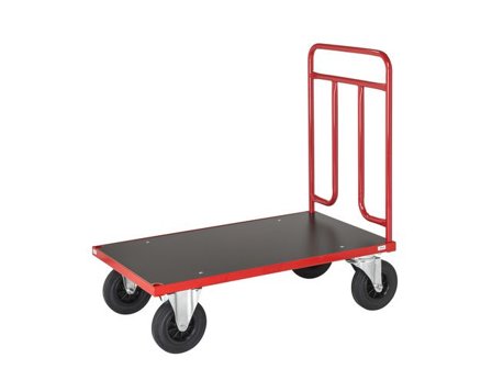 Plattformsvagn - Lyreco - Emballage och lagerutrustning - Lagerutrustning - Byggvagnar och flakvagnar