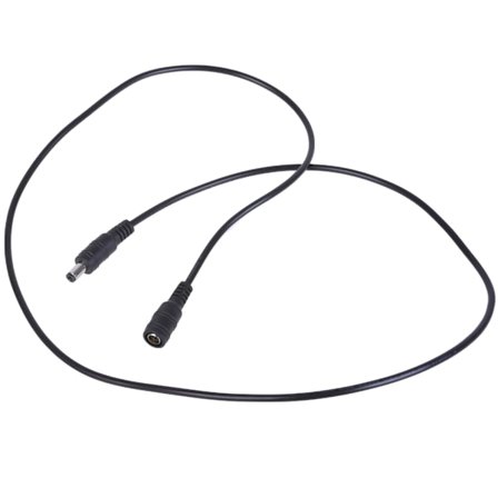 5,5x2,1 mm - 5,5x2,1 mm virtajohto naaras-uros CCTV-valvontakameroille