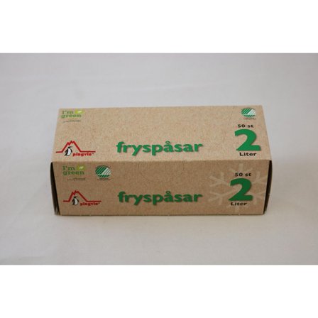 PINGVIN Fryspåse ECO LDPE 2L transparent 50/fp - Lyreco - Kök och servering - Plast och fryspåsar - Fryspåsar