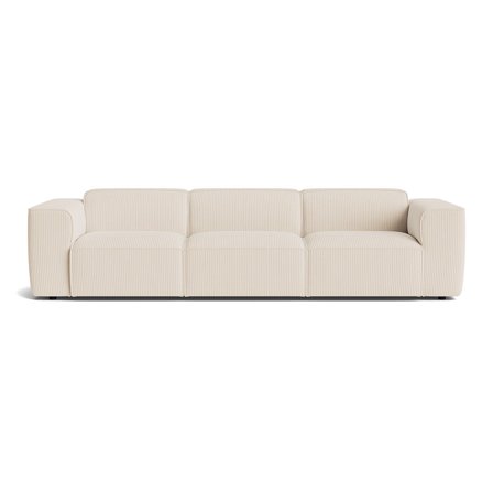 Aura XL 3 personers sofa - Lincoln Beige - 303x100x73 - Sofa, 3 personers sofa
