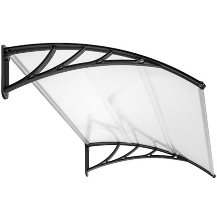 Entrétak 150 cm transparent, skärmtak i bågform