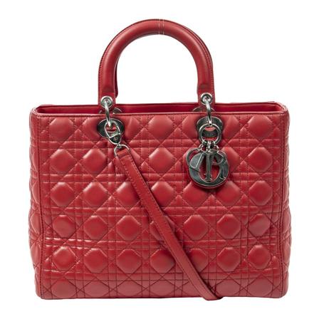 Dior Vintage Pre-owned Mini Väska röd, Dam Vintage Väskor, Dam, Storlek: ONE SIZE