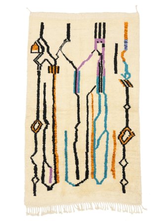 142X238 Tappeto Berber Moroccan - Mid Atlas Moderno (Lana, Marocco) Carpetvista