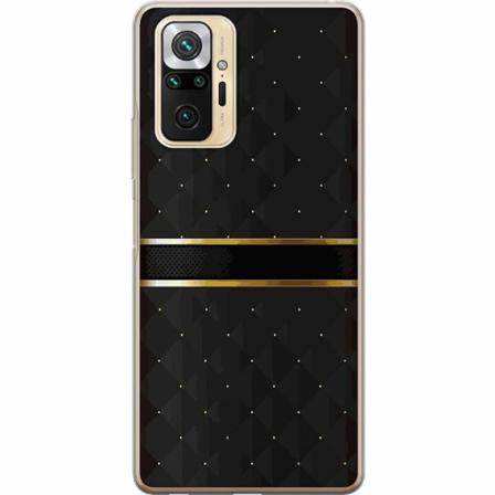 Xiaomi Redmi Note 10 Pro Mjukt Skal - Golden Stripes