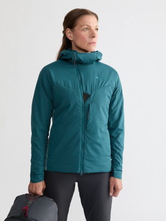 Klättermusen - Gondul Hood Jacket Women's's - Deep Sea - Women's - S