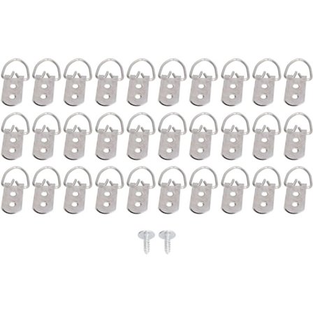 30 sett bilderammehengere, innovative bilderamme krok med skruer og maskinvare