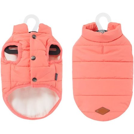 Pink Størrelse L Vinterjakke til Hunde Tøj Hund Jakke Varmt