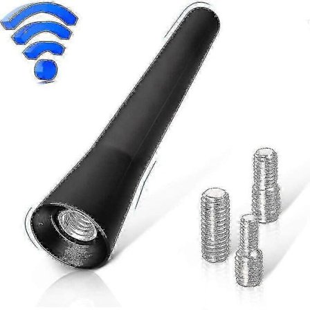 Auto Fm Dab Antenn Bilradioantenn 6,5 Cm Kort Mini Bilantenn Med Kraftfull Fm/am/dab Mottagningsfunktion - Miao [DB]