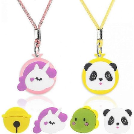 Pieces AirTag Halskjede for Barn, Komfortabelt og Justerbart Silikonetui, Barnevennlig AirTag Halskjede, for Apple AirTag GPS Tracker, Ideell fo_Kval