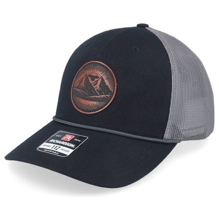 Wild Spirit - Sort trucker Kasket - Mountain And Eagle Black/Charcoal Rope Trucker @ Hatstore