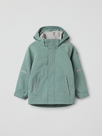 Polarn O. Pyret - Waterproof jacket Stormy - 134 - Childrenswear - green