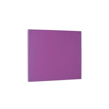 Recycled fire-retardant noticeboard, 1200x900 mm, purple