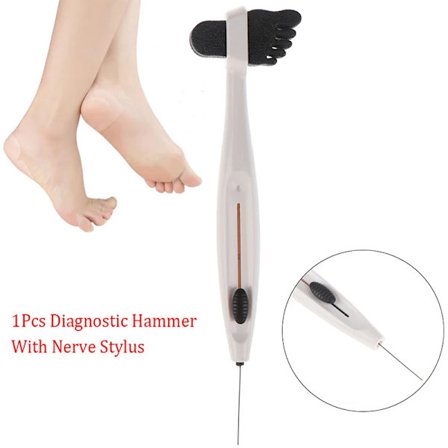 1 stk. medisinsk nevrologisk perkusjonskneundersøkelse diagnostisk perkusjonsrefleks sene massasje Queen Square hammer helseverktøy