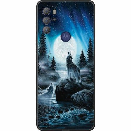 Motorola Moto G60s Svart Skal Wolf / Varg