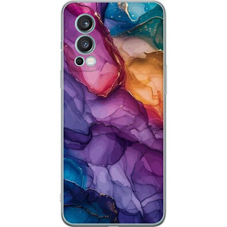 Kompatibelt Mobilskal till OnePlus Nord 2 5G Färgstarka stenar