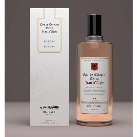 Eau de Cologne - JEAN D'AIGLE - HÉLIOTROPE - 250 ml - Blommig - Mjuk och vaniljdoftande doft