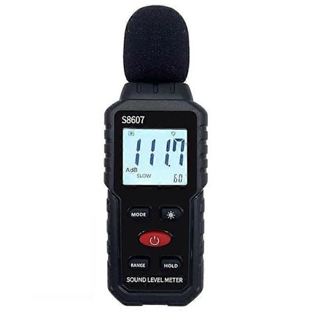 Digitalt lydnivåmåler, lydmåler for klasserom, hjem, gate, 30-130DBA DB-måler for å måle støy, støy desibelmåler