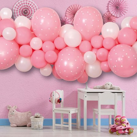 DIY Ilmapalloviirinauha Baby Pinkki