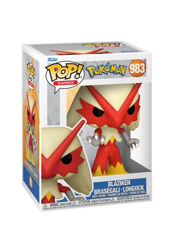 Funko Pop Vinyl Pokemon Blaziken Patterned Funko