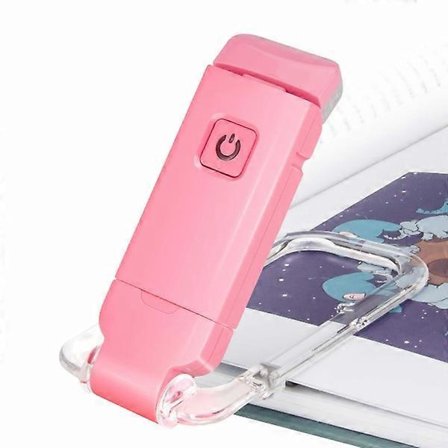 LED Boklamper, Oppladbar Leselampe for Bøker for Sengetidlesing, 2 Lysstyrkeinnstillinger for Øyebeskyttelse
