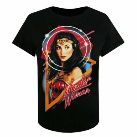 Wonder Woman Triangel T-shirt Dam/dam M Svart