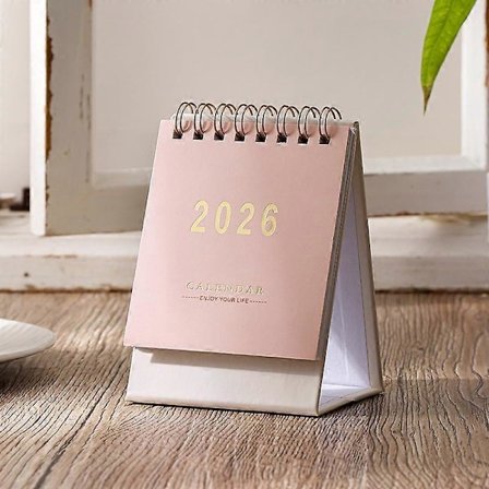 Mini Kalender Mini Skrivebordskalender 2026 Kalenderpapir For Arbeidsområde Skole Kontor
