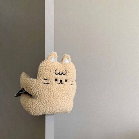 Søt kattedørstopper, hold døren åpen for hunden eller katten din, kom og gå fritt,