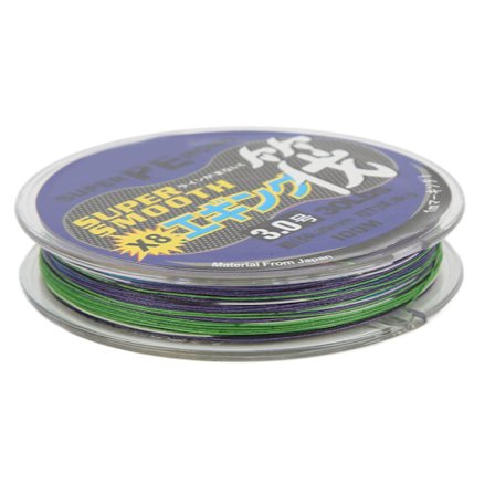 8-trådigt flätad fiskespö 1 meter 1 färg PE fiskespö 100 meter bettbeständig Luya WireNo. 3.0