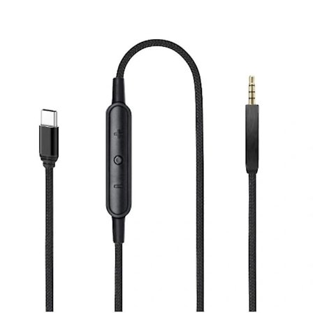 USB-C til 2,5 mm han-kabel til QC25/QC35/QC35II/QC45 hovedtelefoner med mikrofon