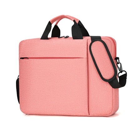 Bärbar axelremsväska för surfplatta och laptop 14 "15" fashionabel fritid student kontor trolleyfodral datorväska