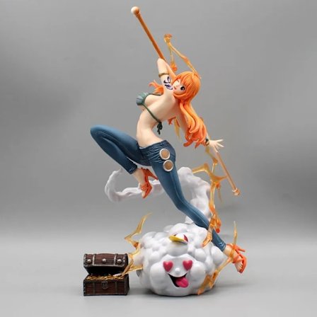 29 cm One Piece Figurer Nami Anime Figur Iu Popmax Sexy Hentai Figur PVC Statue Modell Dukke Samleobjekt Rom Pult Dekorasjonsleker