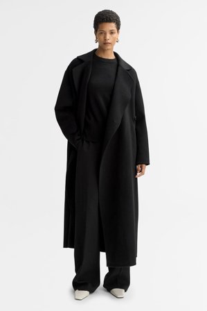 Soft Goat - Oversized coat - XL - Black