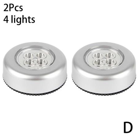 4-pack Batteridriven Rörelsesensorlampa Sladdlös Led För Inomhusbruk N